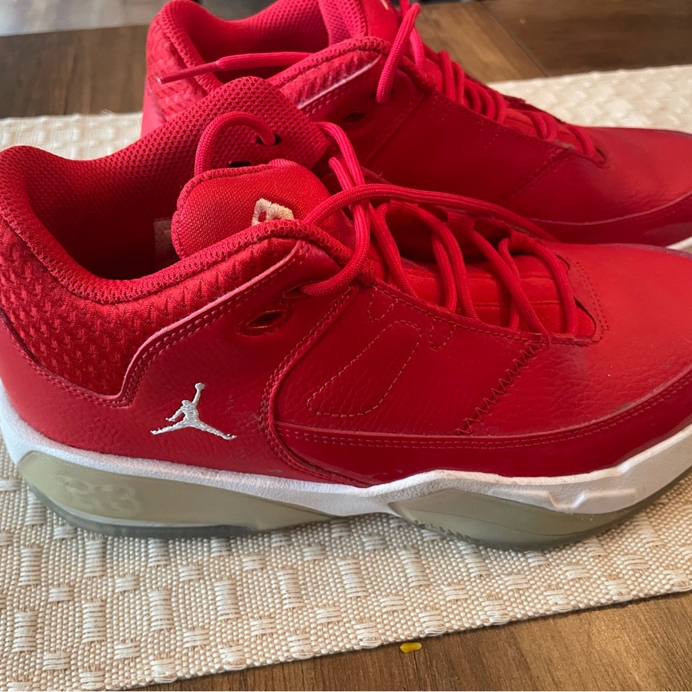 Nike Red and White Athletic Shoes
